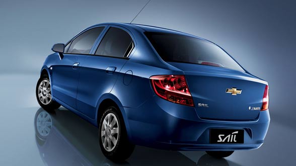 Chevrolet Sail Backview Chevrolet Sail Backview