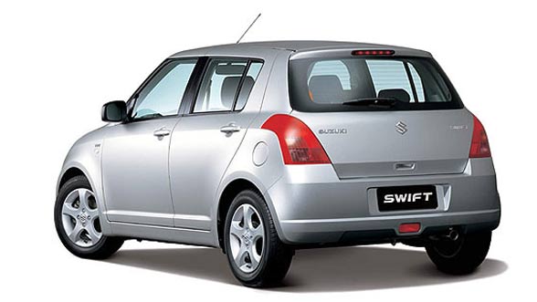 Maruti Suzuki Swift Back View Maruti Suzuki Swift Back View