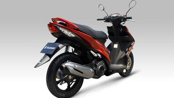Suzuki Skydrive Back View Suzuki Skydrive Back View