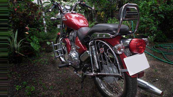 Royal Enfield Thunderbird Back Royal Enfield Thunderbird Back
