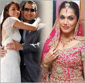 Amrita Arora and Isha Koppikar Weddings