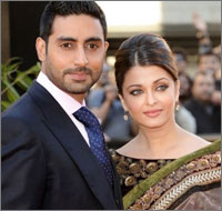 Aishwarya and Abhishek