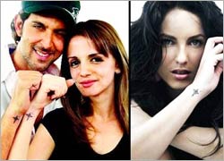 Hrithik Suzanne Tatoo