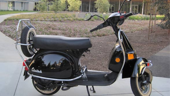 Bajaj Chetak Side Bajaj Chetak Side