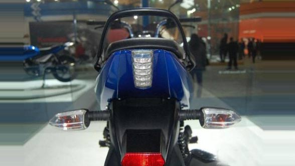 Bajaj Discover 150 Backview Bajaj Discover 150 Backview