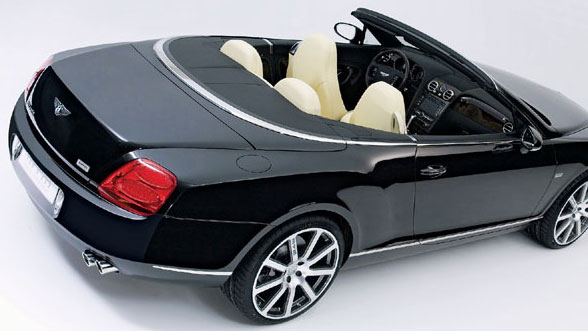 Bentley Continental GTC Backview Bentley Continental GTC Backview