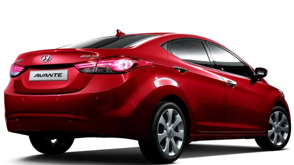 Hyundai Avante Backview Hyundai Avante Backview