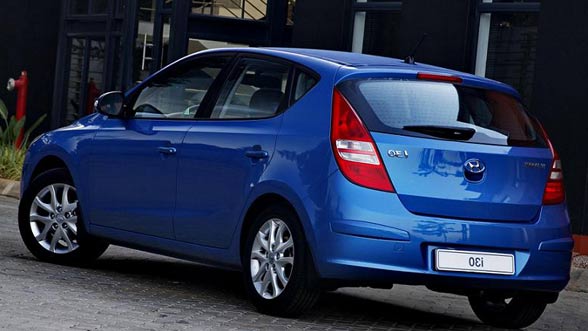 Hyundai i30 Back View Hyundai i30 Back View