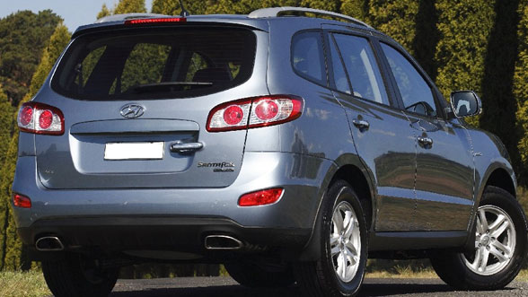 Hyundai Santa Fe Backview Hyundai Santa Fe Backview