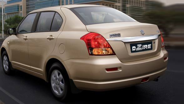 Maruti Suzuki Swift Dzire Backview Maruti Suzuki Swift Dzire Backview