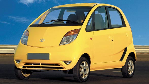 Tata Nano Front View Tata Nano Front View