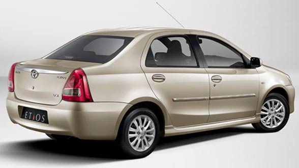 Toyota Etios Back View Toyota Etios Back View