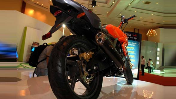 TVS Velocity 160 Back TVS Velocity 160 Back