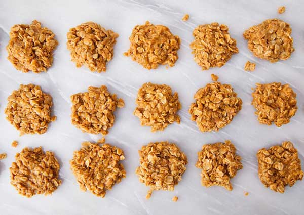 No bake peanut butter cookies