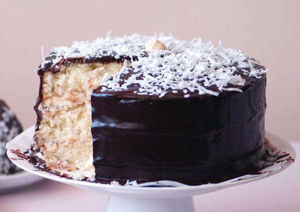 Glazed Coconut Cake