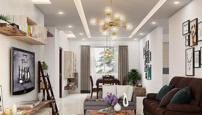 Best False Ceiling Design Ideas to Adorn Your Living Room!!