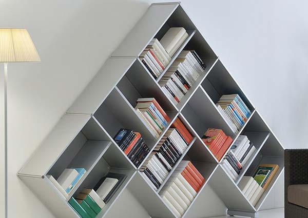 Quirky Angle Bookshelf